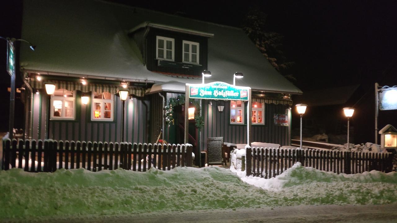 Hotel Garni Und Gaststaette Zum Holzfaeller シールケ エクステリア 写真